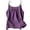 Purple #1, variant on Cotton Linen Cami Sleep Shirt Women Casual Spaghetti Strap Tank Tops Gauze Lounge Camisole Sleeveless Night Shirts White 2XL