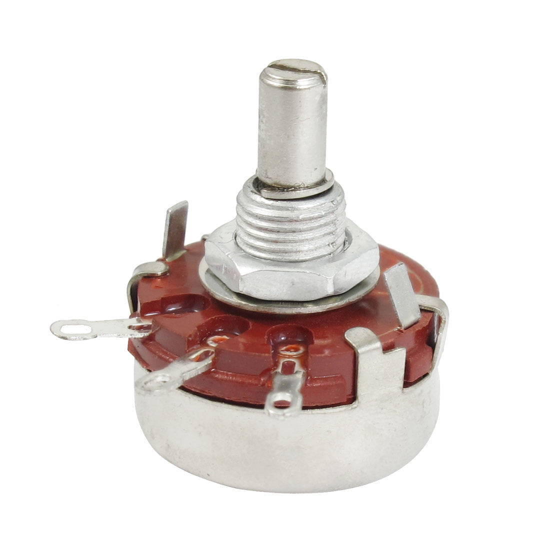 10K ohm 2W Watt 6mm Round Shaft Rotary Taper Carbon Potentiometer WTH118