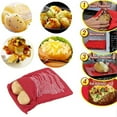 thumbnail image 4 of Koadzawe Reusable Express Microwave Potato Bag Saving Time Baking Fabric Pouch Bag For Any Type Of Potatoes Bake Bags Just In 4 Minutes (Red).Baked Potato Cooker,Microwave Potato Cooker, 4 of 9