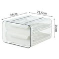 thumbnail image 3 of Egg Display Rack 2 Layer Large Capacity Egg Storage Container Fridge Organizer Food Container Household Supplies, 3 of 12