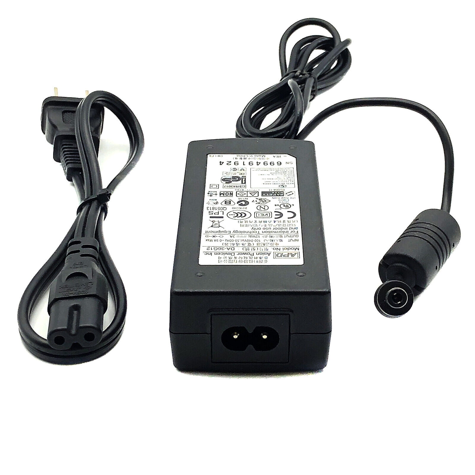 Generic Brand For APD ACアダプタwa-24e12fu HDD Ite電源供給12?V-2?a f07 dwos6rj Amazon.com: APD WA-24E12 12V DC 2A Power AC Adapter for
