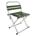 thumbnail image 2 of Silla de viaje Slacker Respaldo plegable Taburete de camping Asiento Senderismo Portátil Al aire libre Pequeña Macarena Silla plegable del taburete, 2 of 8