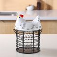 thumbnail image 4 of Egg Storage Basket Large-capacity Chicken Cover With Ceramic Nordic Egg Storage Holder For Kitchen - Jxlgv, 4 of 5