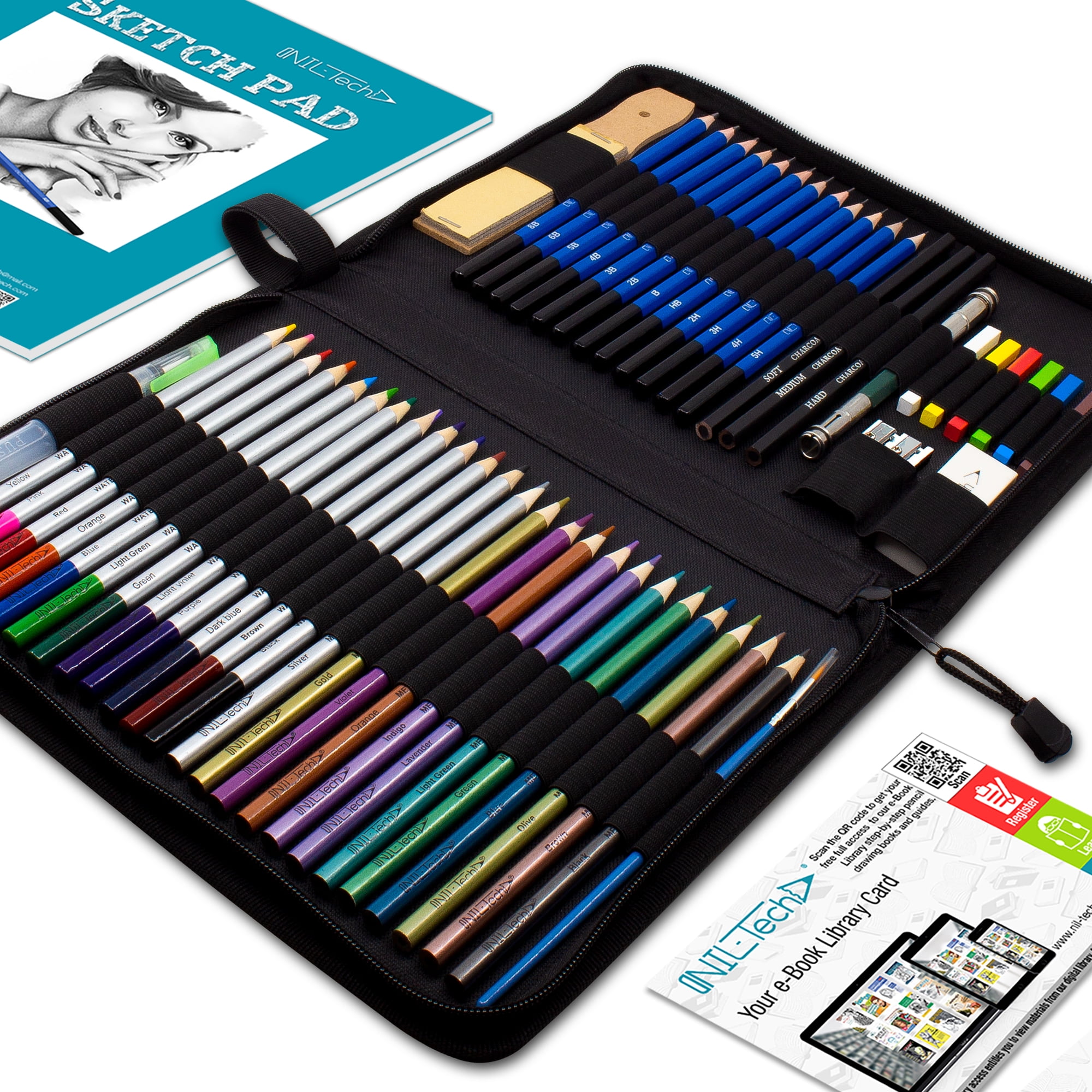 Drawing Watercolor Pencils Art Supplies 53 Coloring and Sketching Art