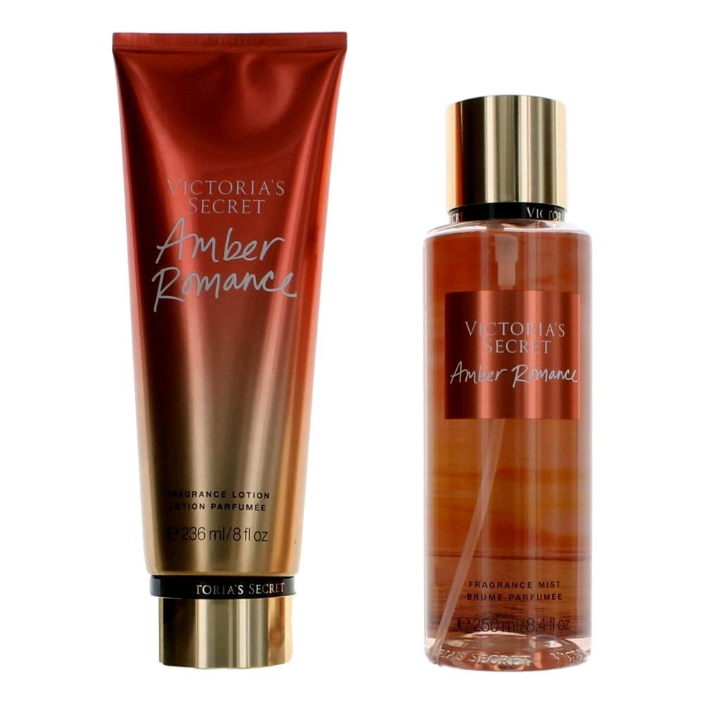 Victorias Secret Amber Romance Fragrance Mist And Lotion Set Of 2