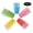 Red, Yellow, Pink, Blue, Green, variant on 100 Pcs Paper Cups, 9 Oz Colorful Dots Disposable Coffee Cups(5 Color)