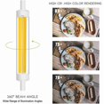 thumbnail image 4 of R7S 15W 118mm COB LED Bulb Linear Filament 360 Degree J118 Floodlight Bulb 1200LM Halogen Bulb Equivalent 120W Cool White (6000K-6500K) (Pack of 2) [E, 4 of 5