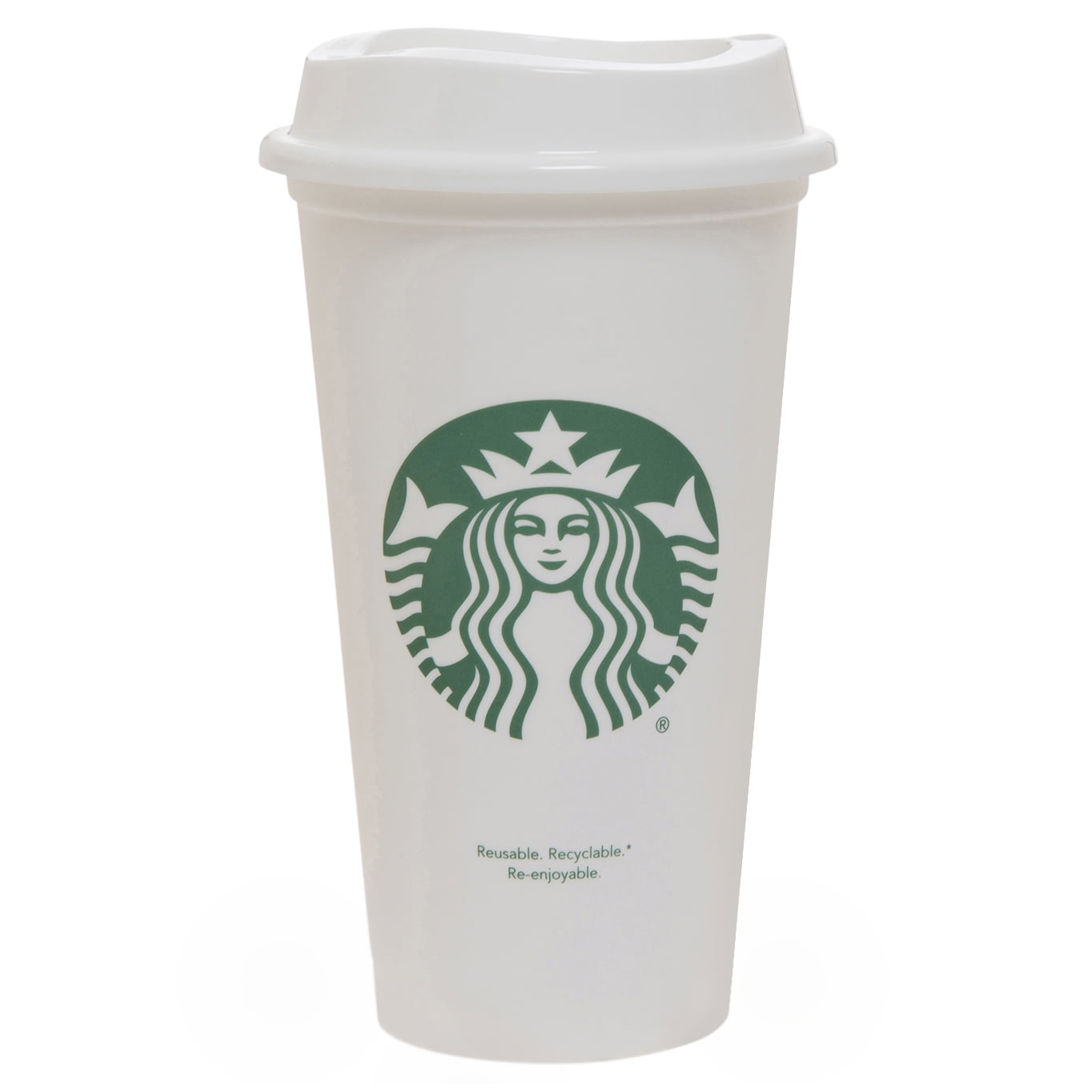 Starbucks 16 Ounce White Reusable Cups, 6 Count - Walmart.com - Walmart.com