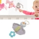 thumbnail image 5 of Juguete De Peluche Para Cochecito De Bebé, Campanillas Portátiles Ligeras, Sonajeros Para Bebés, Sonido Interesante, Forma Bonita, Material De Felpa Para Coche ANGGREK Pingüino, 5 of 8