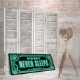 thumbnail image 2 of Cuadro Decorativo Money Never Sleeps Canvas Revolution Cuadro 100 x 42 cm, 2 of 5