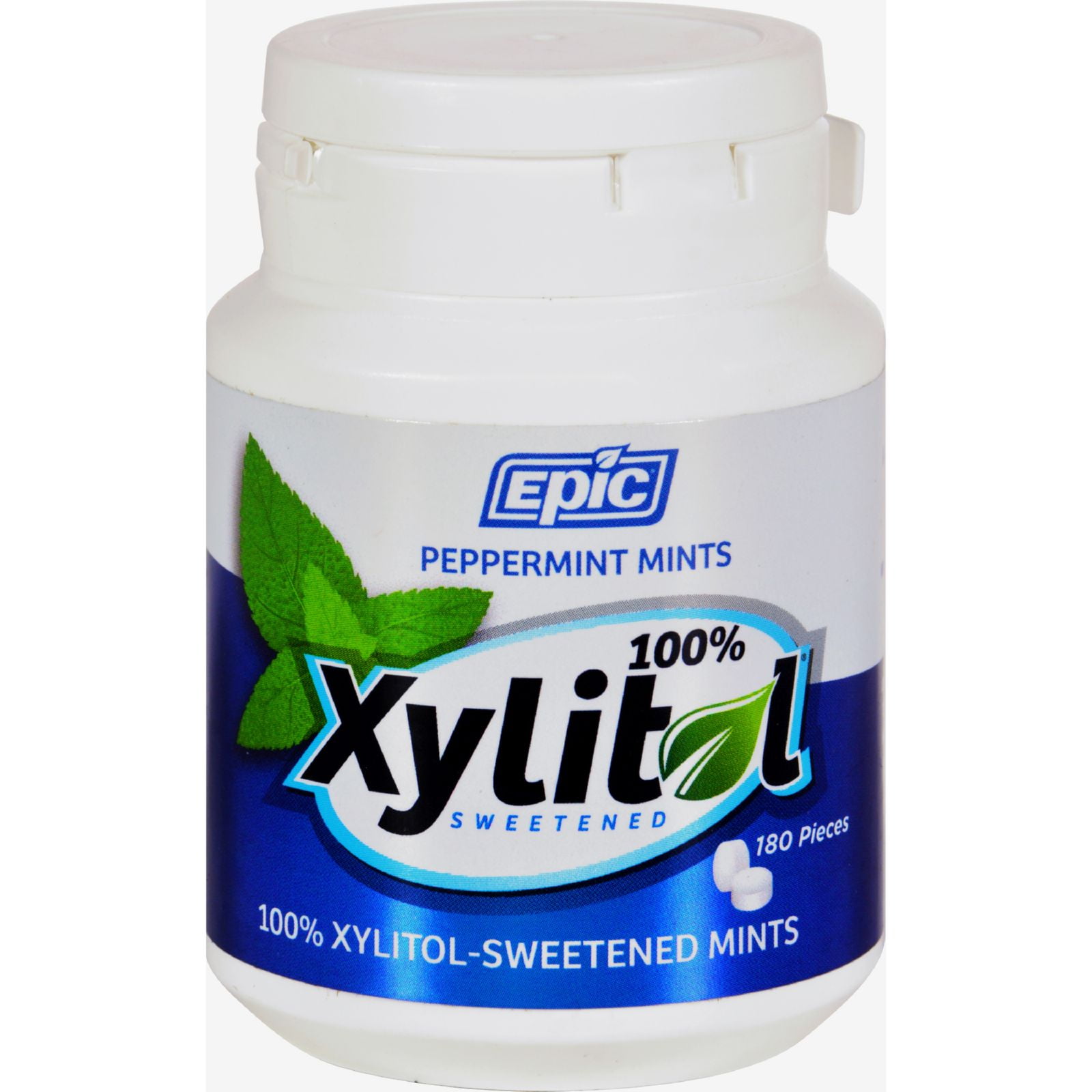 Epic Dental Mints Peppermint Xylitol Bottle 180 ct Walmart Canada