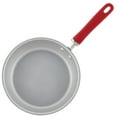 thumbnail image 6 of Rachael Ray Create Delicious Aluminum Nonstick Covered Deep Frying Pan, 9.5-Inch, Red Shimmer, 6 of 7