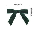 thumbnail image 4 of EWASWON 12 Pack Green Velvet Christmas Bows - Holiday Tree Wreath Decorations, Elegant Christmas Bow Embellishments for Gift & Garland, 4 of 5