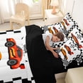 thumbnail image 4 of Erosebridal Boys Racing Car Bedding Comforter Set, Extreme Sports Full Bedding Set, Black Reversible, 7-Piece, 4 of 6