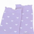 thumbnail image 6 of Women's Ankle Socks with Allover Heart Print and Soft Ribbed Cuff Trim - Multicolored-4, 6 of 7