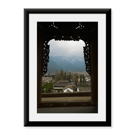 Framed Art Print, Old town viewed from North Gate by Panoramic Images, 17-7/8" x 21-7/8"