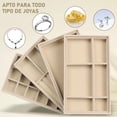 thumbnail image 2 of Joyería Multifuncionales Caja, 8 Piezas Bandeja de Joyería de Terciopelo Apilable, Organizador de Cajones de Joyería, Bandejas de Terciopelo para Joyas, 2 of 4