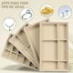 thumbnail image 2 of Joyería Multifuncionales Caja, 8 Piezas Bandeja de Joyería de Terciopelo Apilable, Organizador de Cajones de Joyería, Bandejas de Terciopelo para Joyas, 2 of 4