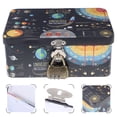 thumbnail image 4 of MasteelfCA Iron Storage Box Coin Box Treasure Storage Box Souvenir Storage Organizer, 4 of 8