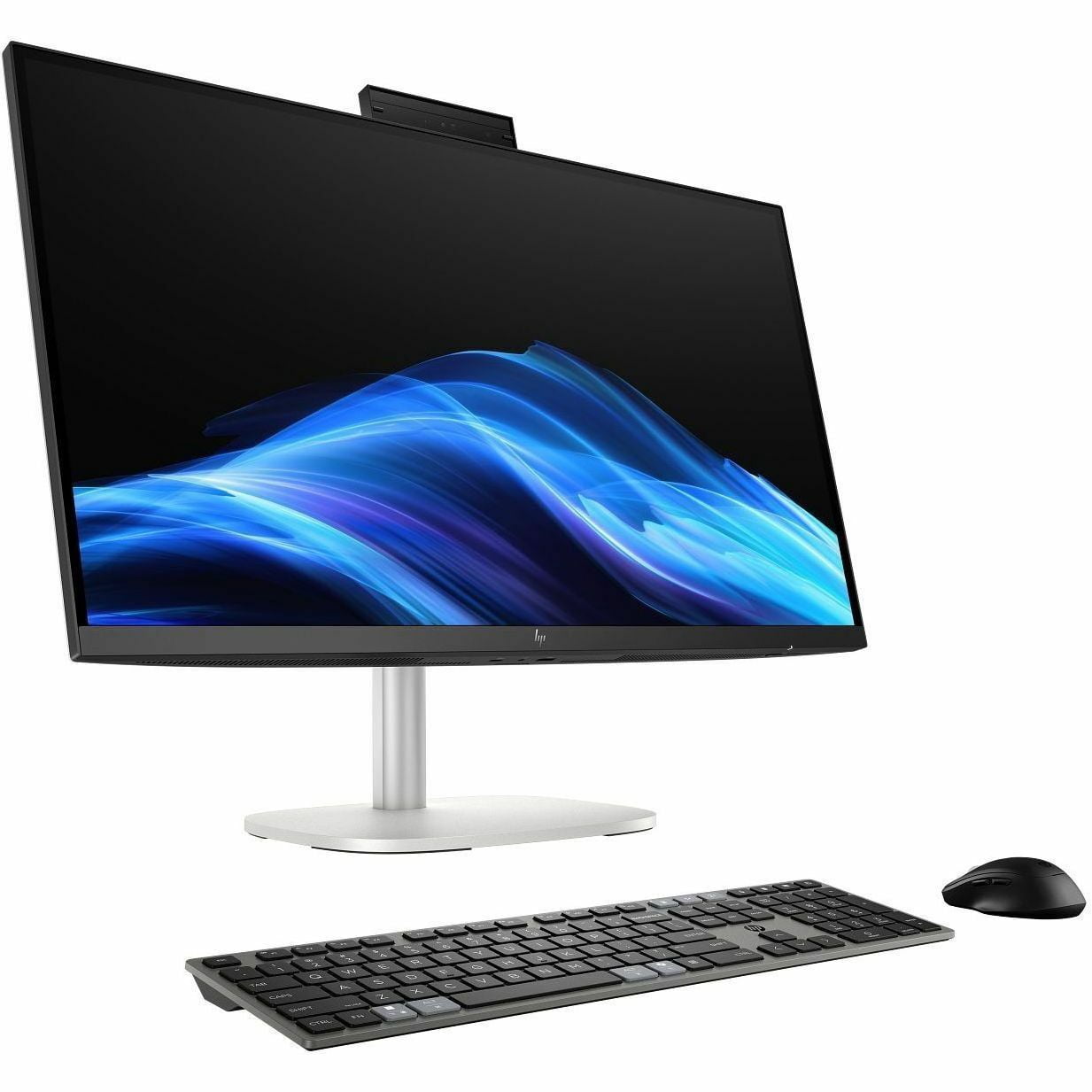 HP EliteStudio 8 AiO G1i All-in-One Computer - Intel Core Ultra 5 235 - vPro Technology - 32 GB - 512 GB SSD - 27" QHD Touchscreen - Desktop - Pike Silver - Intel Q870 Chip - 2560 x 1440 - Windows ...