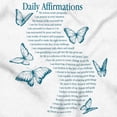 thumbnail image 2 of Daily Affirmations Butterflies Youth T Shirt Tee Girls Infant Toddler Brisco Brands 3T, 2 of 4