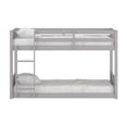 thumbnail image 4 of Hillsdale Capri Coastal Wood Twin over Twin Bunk Bed in Gray, 4 of 5