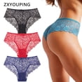 thumbnail image 2 of Bragas Sexy de encaje para mujer/ropa interior Transparente de encaje diseño de encaje/ropa interior de encaje/lencería talla grande de algodónpangjing, 2 of 4