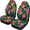 style-1105, variant on Cover Protective Seat Front Universal Pattern 2 Polynesian Flower Hawaiian Covers Seat Car Flower Hibiscus Magenta Pink Hot