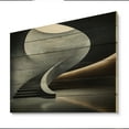 thumbnail image 2 of Designart "Subtle Shades on a Grey Concrete Canvas II" Architecture Print on Natural Pine Wood, 2 of 5