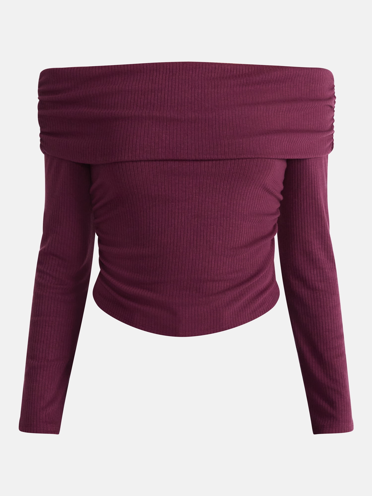 No Boundaries Off The Shoulder Top with Long Sleeves, Women’s