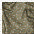 thumbnail image 4 of Soimoi Poly Georgette Fabric Leaves & Floral Artistic Printed Fabric 1 Yard 52 Inch Wide, 4 of 5