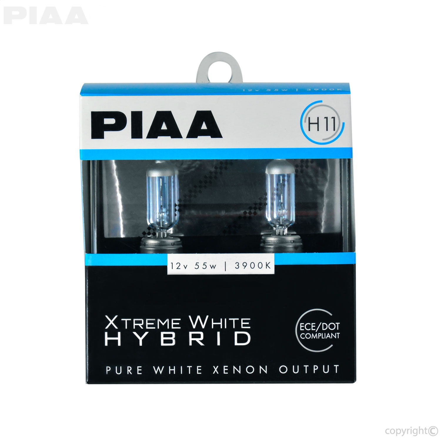 PIAA H11 XTreme White Hybrid Twin Pack Halogen Bulbs - 23-10111 - image 2 of 2