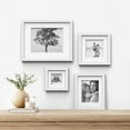 thumbnail image 6 of Gallery Solutions 8"x8" Wall Mount Tabletop Picture Frame Double Mat for 5"x5" - White, 6 of 12
