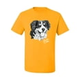 thumbnail image 2 of Border Collie Dog Lover Pet Owner Animal Lover Graphic T-Shirt, Gold, Medium, 2 of 4