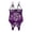 Purple, variant on Lingerie for Women Apparel Bodysuit for Women Crotchless Backless Teddy Jumpsuit with Hollow Lace Bow Open Design Black XXL