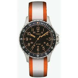 Timex TW2R76000 Navi Ocean Men s Analog Round Steel Watch Grey Fabric Strap Walmart