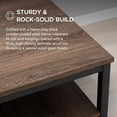 thumbnail image 2 of Sunjoy 47Inch Home Office Writing Desk Student  Desk  Computer Table with  with Shelf Divider Panel, 2 of 8