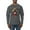 Charcoal, variant on My Favorite Breed is The One In Need | Colorful Labrador Dog | Dean Russo Art Animal Lover Mens Long Sleeve Shirt, Red, 3XL