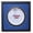 Dark Blue, variant on 10" Drum Head Display Frame Set Black Frame with Matting Easy Mount (Dark Red Matting)
