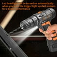 thumbnail image 6 of GOXAWEE 112-Piece Tool Set - Tool Kit with 12V Cordless Drill Driver in Storage Case, General Household Drill Set for Home/Auto Repairs, Handyman, DIY Projects, 6 of 9