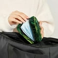 thumbnail image 5 of Green Tropical Forest Background Sanitary Napkin Storage Bag, Zipper Menstrual Cup Pouch Feminine Menstruation First Period Pads Holder for Girls Women Ladies, 5 of 6
