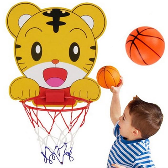 Kids Toy Basketball Hoop Board Plastic Hoop Set With Indoor Hanging Hoops Game