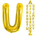 thumbnail image 1 of AOAOParty Globo de letra U de papel aluminio dorado de 40", 1 of 6