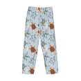 thumbnail image 3 of Lsque Sea Turtle Print Men's Pajama Pants, Lounge Pant - Comfortable Home Wear,Elastic Waistband, Stylish Design-Medium, 3 of 9