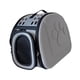 thumbnail image 5 of Bolsa de hombro plegable para transportar gatos al aire libre, bolsa de viaje portátil de lados suaves para mascotas, jaula transportadora para gatos gris, 5 of 9