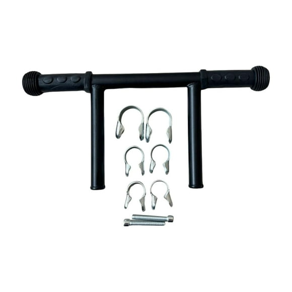 Extensor de mango para cochecito, extensor de manillar, mango extensible, barra de extensión de Metal para cochecito de bebé, accesorio para cochecito 3 clips