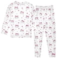 thumbnail image 3 of Pajama Bow Cat Cute Comfortable Cotton Two-piece Pajama Set, 3 of 7