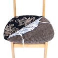 thumbnail image 3 of nipocaio 1pc Housse de Chaise Élastique Couverture de surface de Chaise d'Impression Housse de Coussin de Chaise Résistant aux Taches Housse de Tabouret, 3 of 5
