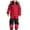 Red, variant on Augper Snow Suits for Girls Boys Waterproof Snowsuits Trendy Colorblock Ski Suits Jumpsuits Outdoor Winter Warm Jackets