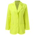 thumbnail image 1 of Vedolay Women's Suit Jackets Womens Casual Puff Sleeve Single Button Open Front Lapel Office Blazer Jackets,Yellow M, 1 of 5